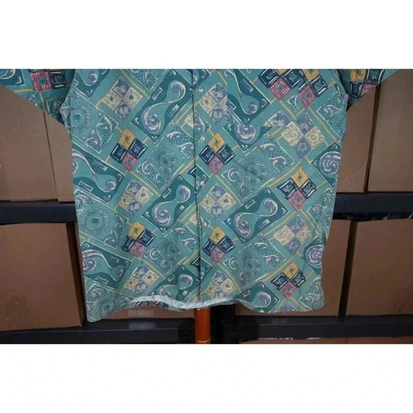 90s Oscar De La Renta Shirt Men's XL #355 - Picture 4 of 5